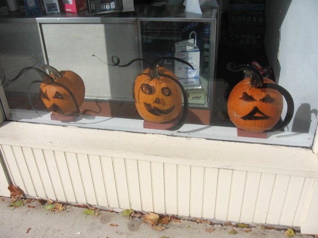 Warwick Village Halloween Window